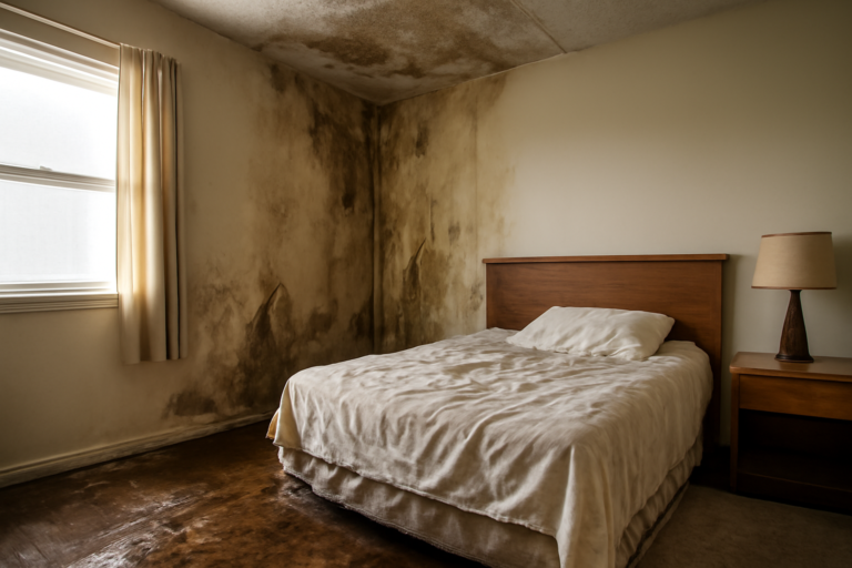 Bedroom Water Damage Restoration