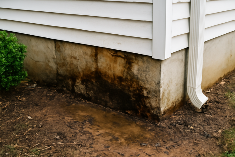 Foundation Leak Water Damage Restoration