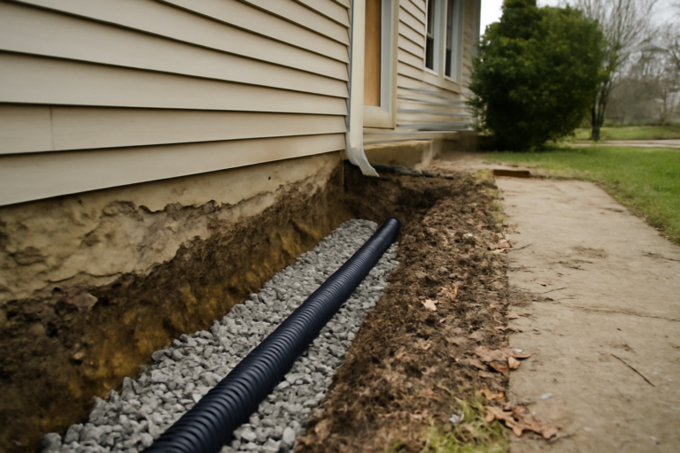 French Drain Installation