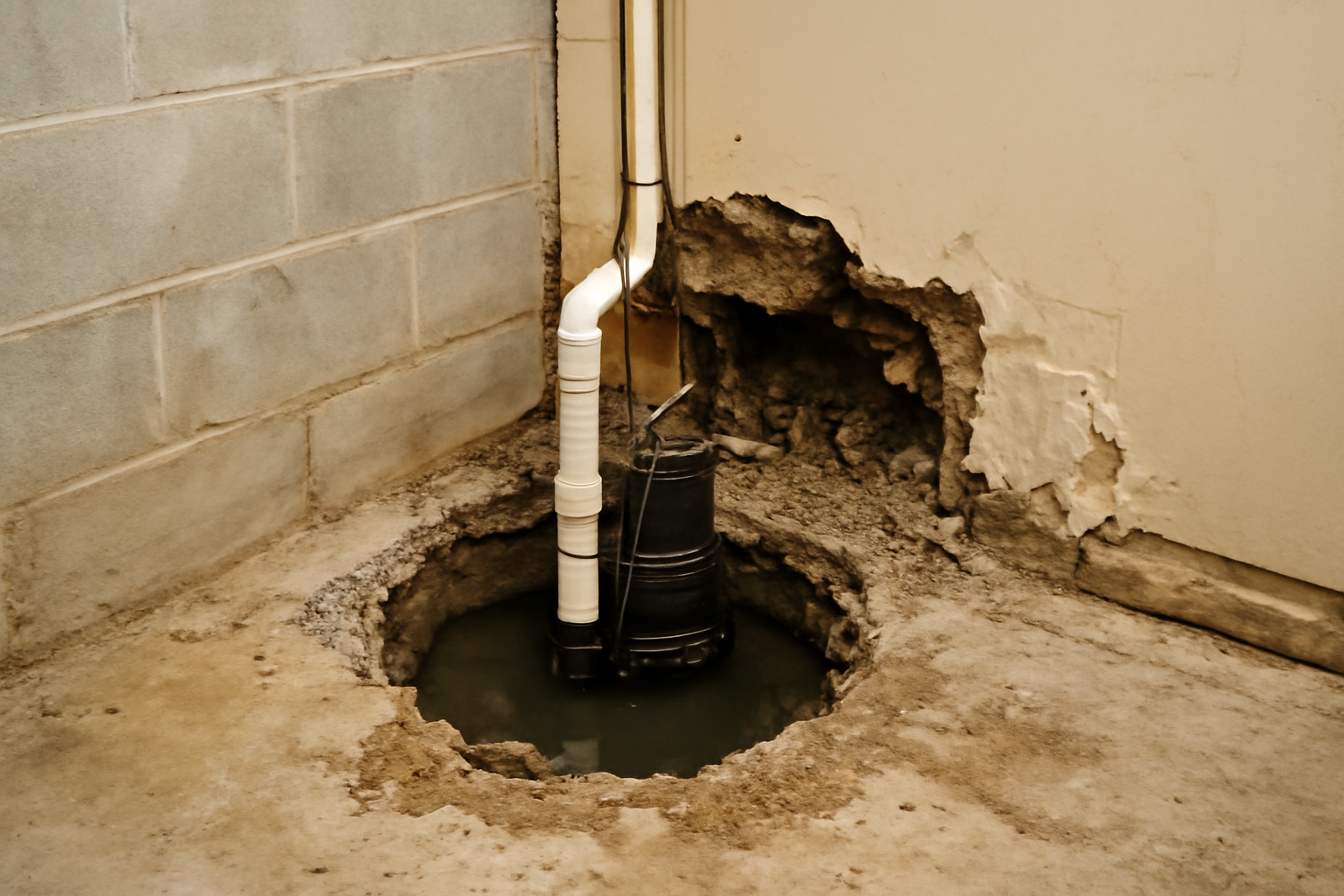 Sump Pump Installation in Northfield, MN